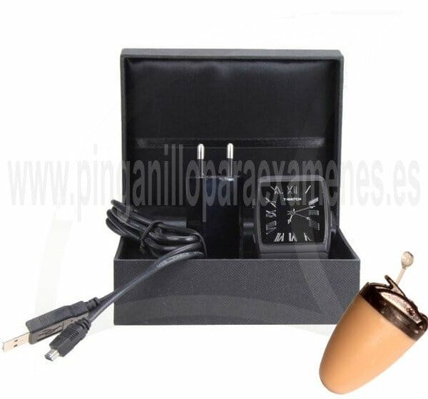 Pinganillo Bluetooth con reloj en caja